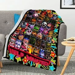 Ocuber Horror Game Midnight Bear Blanket, Cool Bear Super Soft Blanket, Comfortable Snug Plush Air Conditioning Blanket, For Sofa, Bed 50"X40" 3 -Electric Blankets Sales 2022 61SdPDoSLL. AC