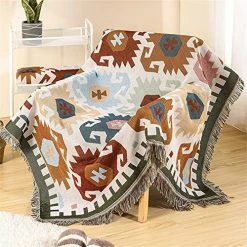 Lqprom Southwest Throw Blankets Aztec Southwest Throws Cover For Couch Chair Sofa Bed Outdoor Beach Travel 51"x63" Color05 -Electric Blankets Sales 2022 61chOdbVRUL. AC