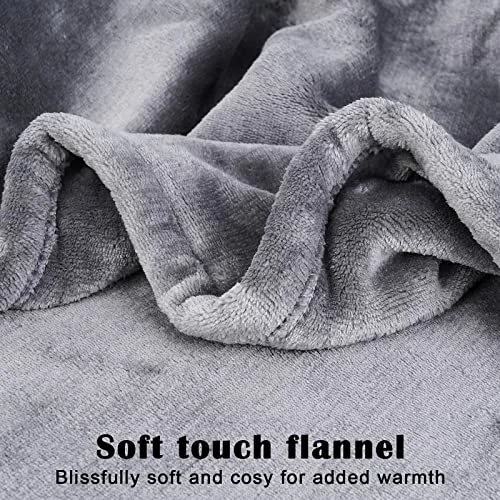 Eopecles Heated Blanket Electric Blanket Full Size, Reversible Flannel 72" X 84" For Full Bed, With 8 Hour Auto Off & 3 Heating Levels, Fast Heating Blanket-ETL Certification, Machine Washable,Grey 4 Eopecles Heated Blanket Electric Blanket Full Size, Reversible Flannel 72" X 84" For Full Bed, With 8 Hour Auto Off & 3 Heating Levels, Fast Heating Blanket-ETL Certification, Machine Washable,Grey - Image 2