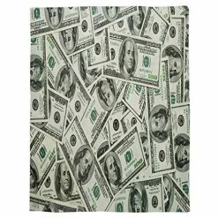 Advancey 100 Dollar Bill Money Pattern Flannel Fleece Throw Blanket Lightweight Cozy Bed Sofa Blankets Super Soft Fabric,39x49 Inch 9 Advancey 100 Dollar Bill Money Pattern Flannel Fleece Throw Blanket Lightweight Cozy Bed Sofa Blankets Super Soft Fabric,39x49 Inch -Electric Blankets Sales 2022 61dqsNi4zkL