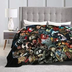 Generic Horror Blanket, Comfortable Lightweight Blanketsthrows Soft Plush Warm Sofa Luxury For Women Men Bed Blanket Black 13 Generic Horror Blanket, Comfortable Lightweight Blanketsthrows Soft Plush Warm Sofa Luxury For Women Men Bed Blanket Black -Electric Blankets Sales 2022 61hWIL9PDAL