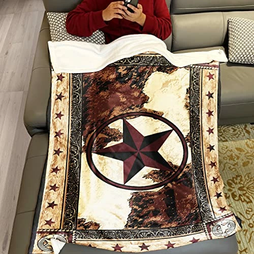 HommomH 60" X 80" Soft Blanket Air Conditioning Western Texas Star Multi 7 6 HommomH 60" X 80" Soft Blanket Air Conditioning Western Texas Star Multi 7 - Image 4