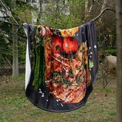 BATTILO HOME Interesting Steak Food Blanket, Funny Soft Large Flannel Gift Food Blankets For Adlts Pets Friends Couch Bed Sofa Travel, Diameter 71 Inch Flower Waffle 20 BATTILO HOME Interesting Steak Food Blanket, Funny Soft Large Flannel Gift Food Blankets For Adlts Pets Friends Couch Bed Sofa Travel, Diameter 71 Inch Flower Waffle -Electric Blankets Sales 2022 61nlZPilfpL