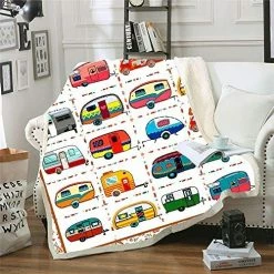 LINGXUQK YANR Camping Blanket Retro Bus Camper Decor Sherpa Blanket Happy Camping Soft Plush Fluffy Blankets Camper Bedding For Bed Sofa Couch Camping Gifts (Camping Blanket2, 130x150cm(50x60inches))… Camping Blanket 7 21 LINGXUQK YANR Camping Blanket Retro Bus Camper Decor Sherpa Blanket Happy Camping Soft Plush Fluffy Blankets Camper Bedding For Bed Sofa Couch Camping Gifts (Camping Blanket2, 130x150cm(50x60inches))… Camping Blanket 7 -Electric Blankets Sales 2022 61oSA9oI6BL. AC