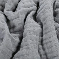 Looxii Muslin Blanket, 6-Layer Muslin Throw Blanket For Bed Or Sofa Soft Breathable Twin Size Gauze Blanket For Adult All Season 60x80In Blanket Gray Grey -Electric Blankets Sales 2022 61xEsVRDthL