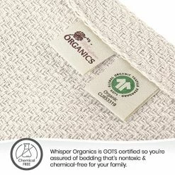 Whisper Organics 100% Cotton Blanket - Woven Cotton Blanket - Organic Cotton Blanket - Breathable Blanket For Bed - GOTS Certified Bed Blanket, 108"x90" (Natural, King) -Electric Blankets Sales 2022 61z1FNNVAwL