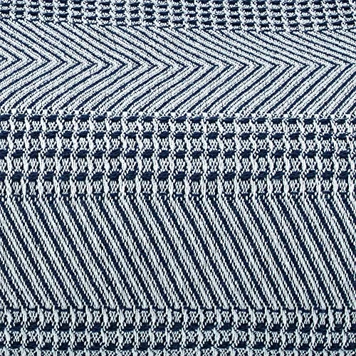 Nautica Blanket Soft Cotton Bedding, Medium Weight For All Seasons, Queen, Navy 5 Nautica Blanket Soft Cotton Bedding, Medium Weight For All Seasons, Queen, Navy - Image 3